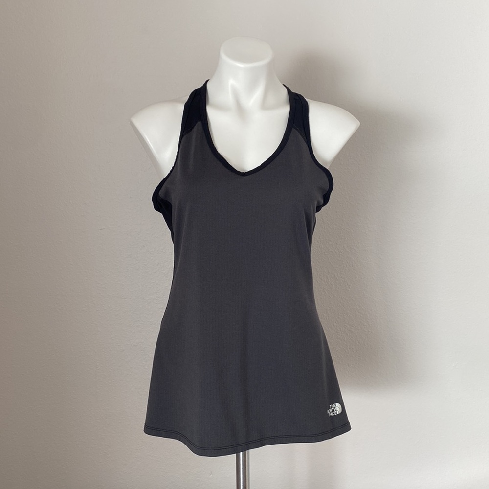 The North Face Gray/Black Workout Tank Top Size M